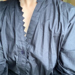 Apiece Apart Button Front Dress w Belt